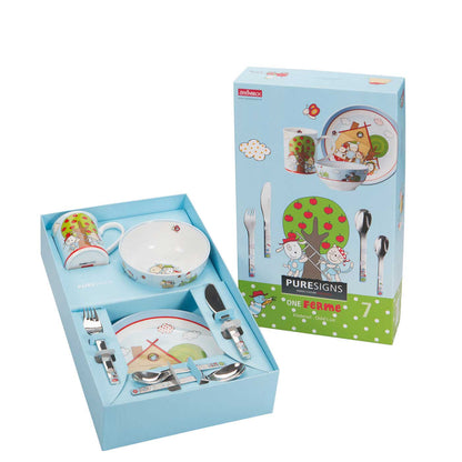 Kindergeschirr Set 7 - teilig FERME - 